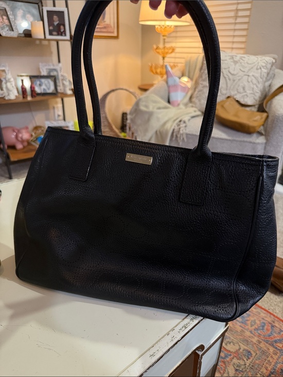 Handbags - Kate Spade New York Black Pebbled Leather Tote Bag PXRU1502